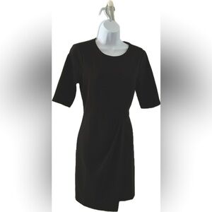 Lulu's Black Midi Dress